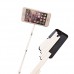 iPhone 6 6s Plus 5.5 - Aluminium Selfie Stick Creative Hard Phone Stand Protective Cover Case - Black